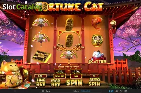 Скрин2. Fortune Cat (GamePLay) слот
