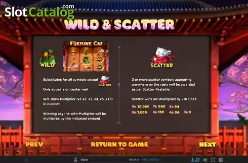 Скрин7. Fortune Cat (GamePLay) слот