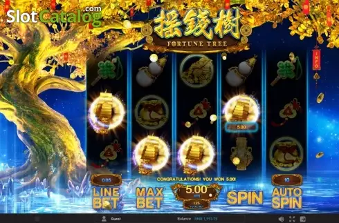 Скрин3. Fortune Tree (GamePlay) слот