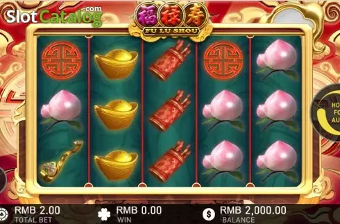Скрин2. Fu Lu Shou (GamePlay) слот