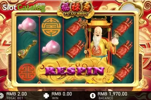 Скрин4. Fu Lu Shou (GamePlay) слот