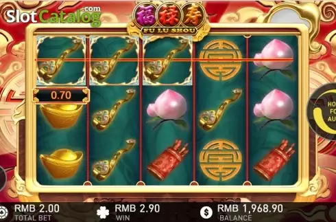 Скрин5. Fu Lu Shou (GamePlay) слот