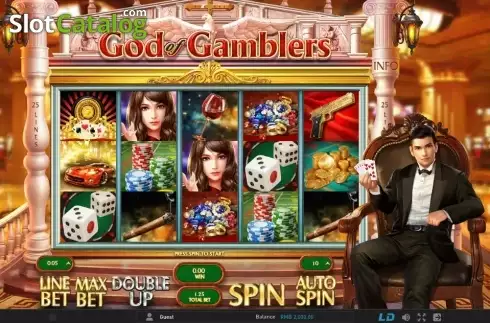 Скрин2. God of Gamblers (GamePlay) слот