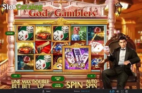 Скрин5. God of Gamblers (GamePlay) слот
