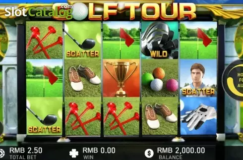 Скрин2. Golf Tour слот
