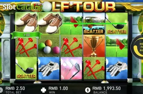 Скрин3. Golf Tour слот