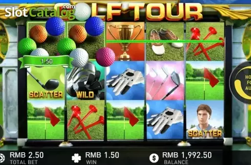 Скрин4. Golf Tour слот