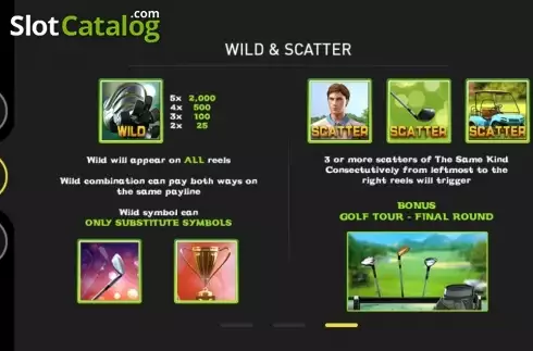 Скрин8. Golf Tour слот