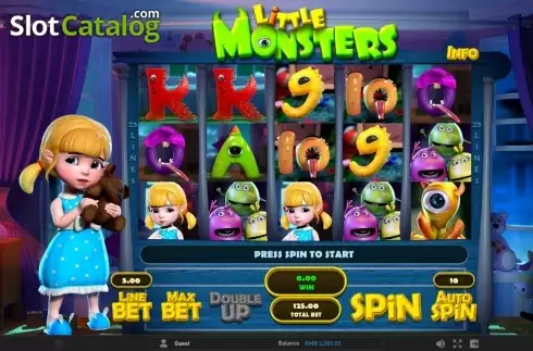 Скрин2. Little Monsters слот
