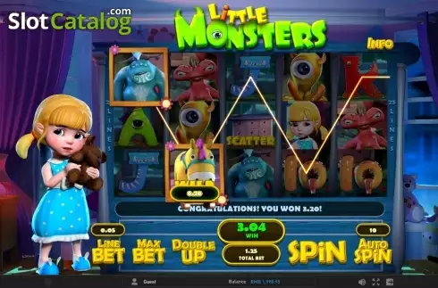 Скрин4. Little Monsters слот