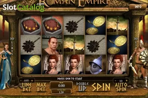 Скрин2. Roman Empire (GamePlay) слот