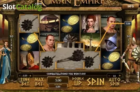 Скрин5. Roman Empire (GamePlay) слот