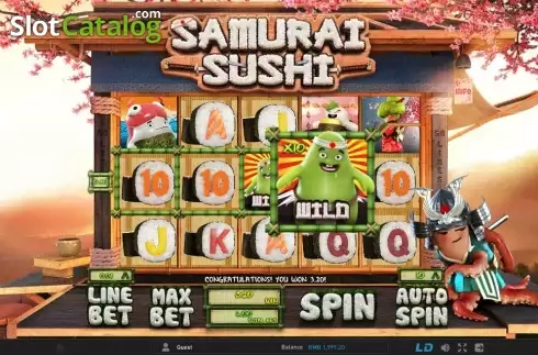 Скрин3. Samurai Sushi слот