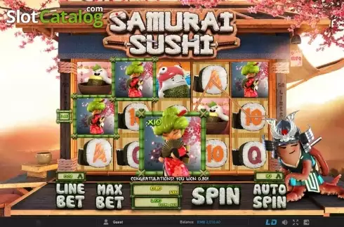 Скрин4. Samurai Sushi слот