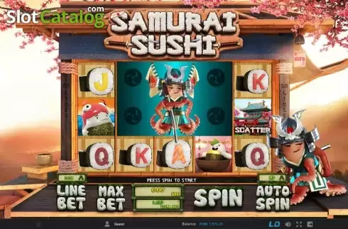 Скрин7. Samurai Sushi слот