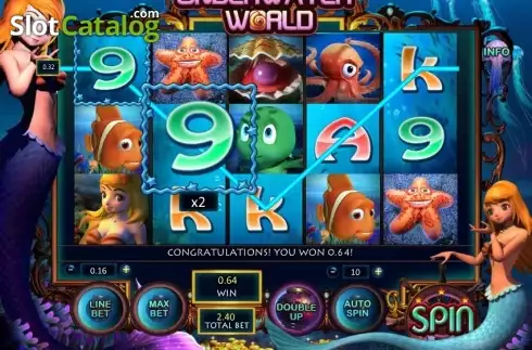 Скрин3. Underwater World слот