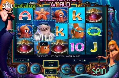 Скрин4. Underwater World слот