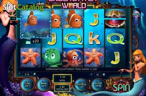Скрин5. Underwater World слот
