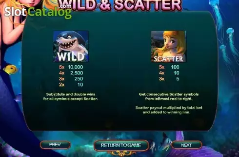 Скрин9. Underwater World слот