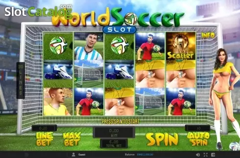 Скрин2. World Soccer (GamePlay) слот