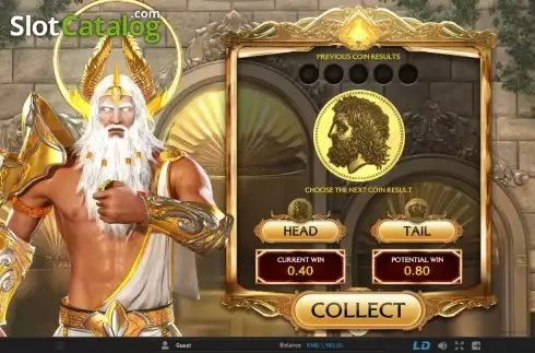 Скрин8. Zeus King of Gods слот