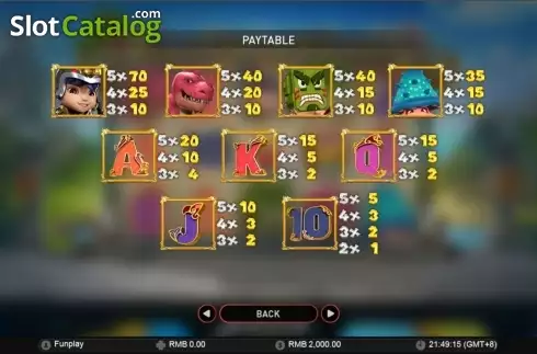 Скрин2. Monsters Cash слот