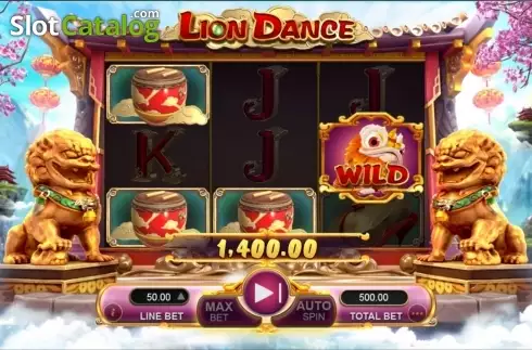 Скрин6. Lion Dance (GamePlay) слот