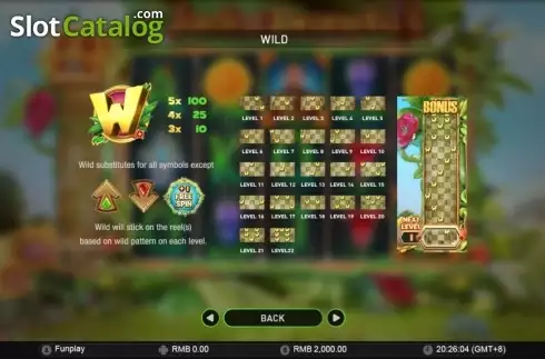 Скрин4. Wilds and the Beanstalk слот