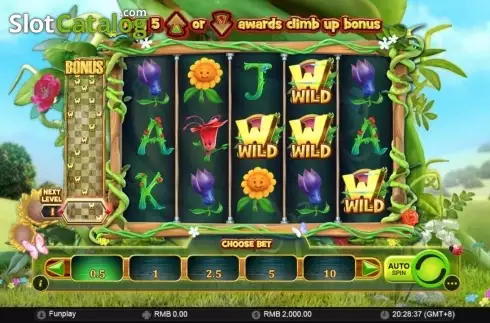 Скрин9. Wilds and the Beanstalk слот