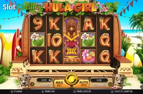 Скрин2. Hula Girl слот