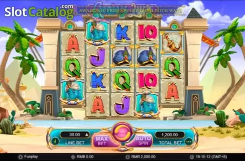 Скрин7. Genie's Luck слот