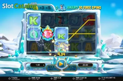 Скрин3. Frost Dragon слот