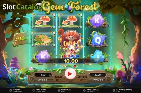 Скрин3. Gem Forest слот