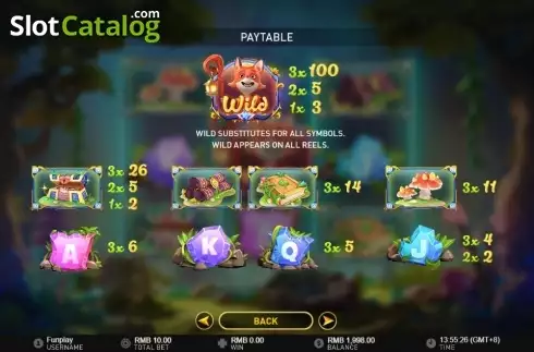 Скрин4. Gem Forest слот