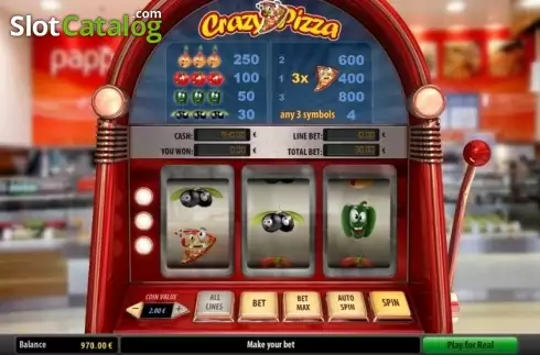 Скрин2. Crazy Pizza слот