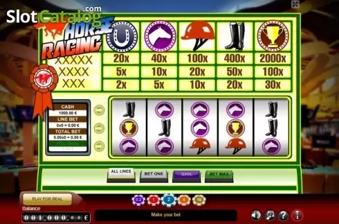 Скрин2. Horse Racing (GameScale) слот