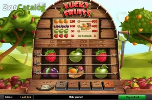 Скрин2. Lucky Fruits (GameScale) слот