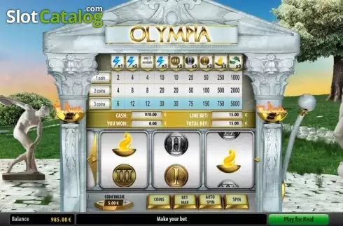 Скрин2. Olympia (GameScale) слот