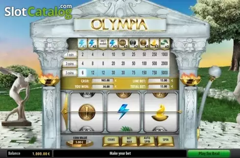 Скрин3. Olympia (GameScale) слот