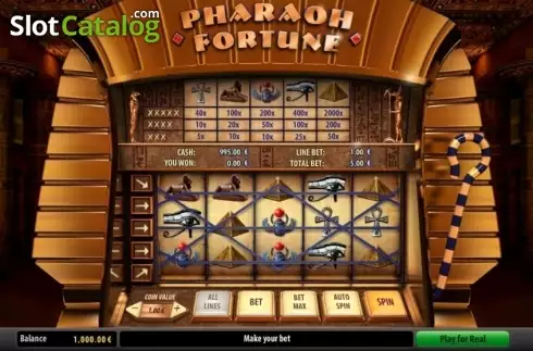 Скрин2. Pharaoh Fortune слот