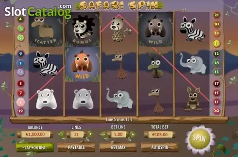 Скрин3. Safari Spin слот