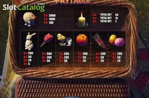 Скрин3. Treasure Basket слот
