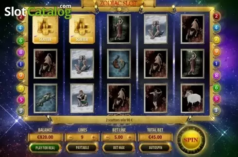 Скрин3. Zodiac Slot слот