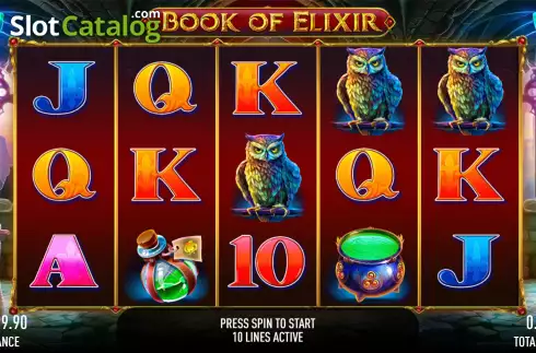 Скрин2. Book of Elixir слот