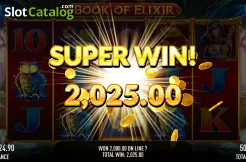 Скрин4. Book of Elixir слот