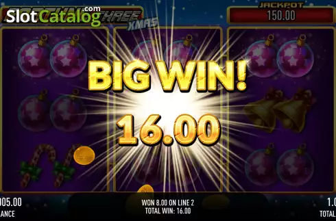 Скрин4. Fortune Three Xmas слот