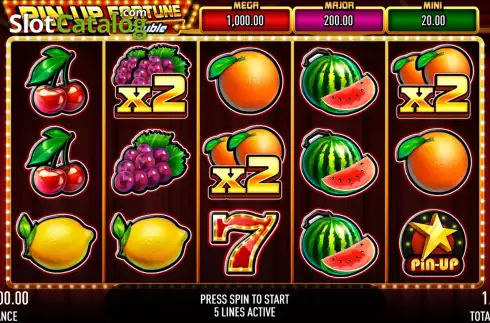 Скрин2. Pin-Up Fortune Double слот