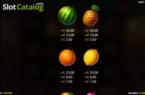 Скрин7. Juicy Do Five слот