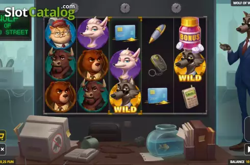 Скрин2. Wolf of Wild Street слот