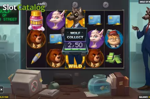 Скрин3. Wolf of Wild Street слот